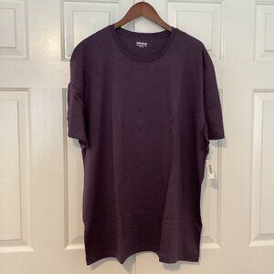 Goodthreads Men’s Slim Fit Short Sleeve Crew Neck T-Shirt Deep Purple Size XXXL